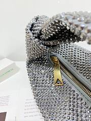 Bottega Veneta Embellished Mini Jodie Bag Silver 28 x 23 x 8 cm - 2