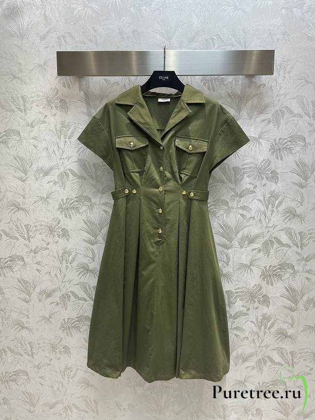 Celine Green Dress - 1