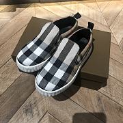 Burberry Check Cotton Kid Sneakers - 3