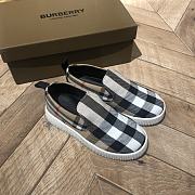 Burberry Check Cotton Kid Sneakers - 2