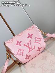 LV Mini Bumbag Gradient Pink Monogram Empreinte size 17 x 12 x 9.5 cm - 5