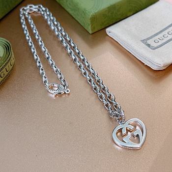 Gucci GG Heart Necklace 
