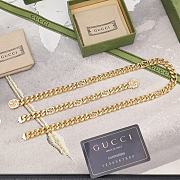 Gucci Set in Gold (Necklace + Bracelet) - 5