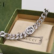 Gucci Set in Silver (Necklace + Bracelet) - 4