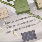 Gucci Set in Silver (Necklace + Bracelet) - 2
