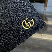 Gucci GG Marmont Leather Bi-Fold Wallet Black size 11 x 9 cm - 6