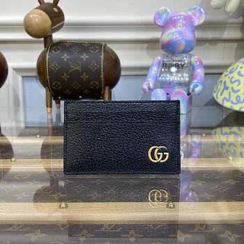 Gucci GG Marmont Card Case Black size 11 x 7 cm