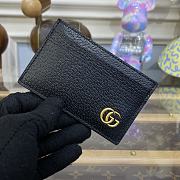 Gucci GG Marmont Card Case Black size 11 x 7 cm - 2