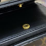 Gucci GG Marmont Card Case Wallet Black size 11 x 8 x 3 cm - 5