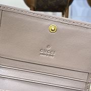 Gucci GG Marmont Card Case Wallet Beige size 11 x 8 x 3 cm - 5
