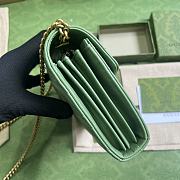 GUCCI GG Marmont Mini Bag Green ‎474575 size 20 x 13 x 6 cm - 3