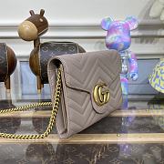 GUCCI GG Marmont Mini Bag Beige ‎474575 size 20 x 13 x 6 cm - 5