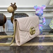 GUCCI GG Marmont Mini Bag Light Pink ‎474575 size 20 x 13 x 6 cm - 6