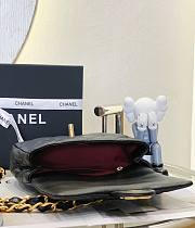 Chanel Small Flap Bag Black Lambskin AS4012 size 21x12x7 cm - 5
