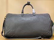 LV Keepall Bandoulière 50 Dark Shadow Grey size 50x29x23 cm - 5