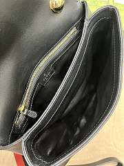 Gucci Blondie Black Leather Shoulder Bag 29 x 22 x 7 cm - 6