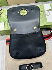 Gucci Blondie Black Leather Shoulder Bag 29 x 22 x 7 cm - 5