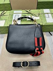Gucci Blondie Black Leather Shoulder Bag 29 x 22 x 7 cm - 3