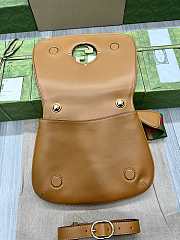 Gucci Blondie Brown Leather Shoulder Bag 29 x 22 x 7 cm - 6