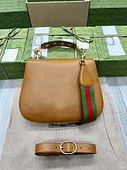 Gucci Blondie Brown Leather Shoulder Bag 29 x 22 x 7 cm - 5