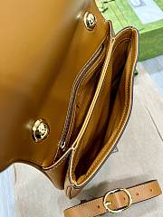 Gucci Blondie Brown Leather Shoulder Bag 29 x 22 x 7 cm - 2