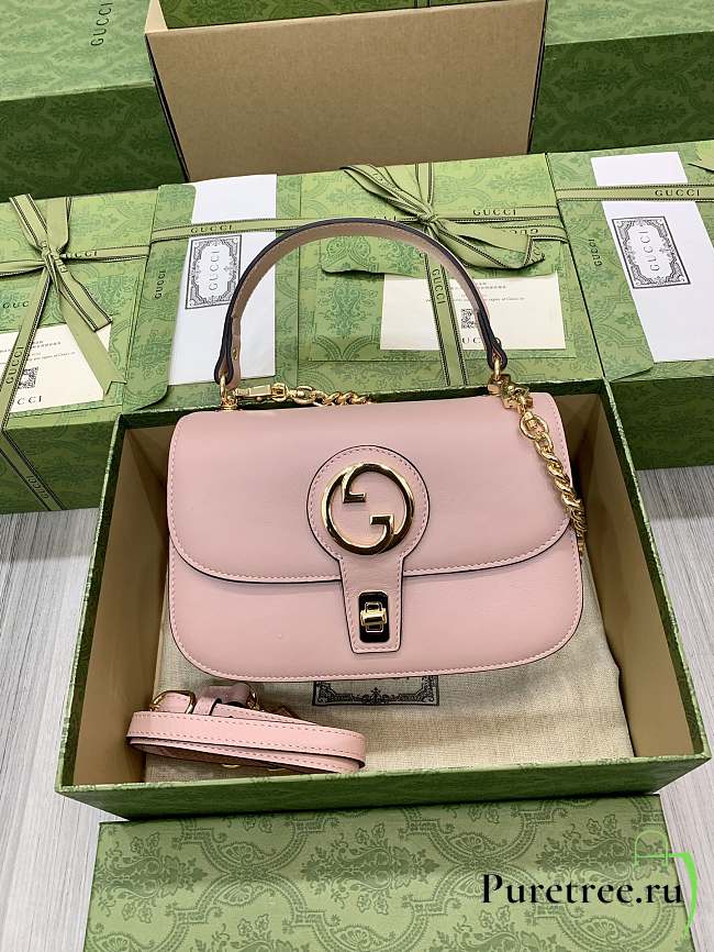 Gucci Blondie Top-Handle Bag Light Pink 23 x 15 x 11 cm - 1