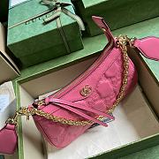 Gucci GG Matelassé Handbag Pink size 25 x 15 x 8 cm - 4