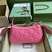 Gucci GG Matelassé Handbag Pink size 25 x 15 x 8 cm - 2