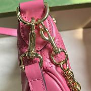 Gucci GG Matelassé Mini Bag Pink 21 x 14 x 6 cm - 6