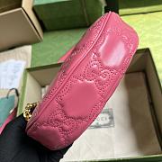 Gucci GG Matelassé Mini Bag Pink 21 x 14 x 6 cm - 5