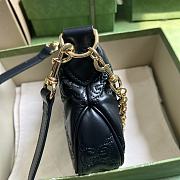 Gucci GG Matelassé Mini Bag Black size 21 x 14 x 6 cm - 4