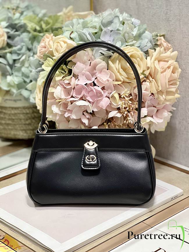Dior Small Key Bag Black Box Calfskin size 22 x 12.5 x 12 cm - 1