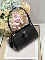 Dior Small Key Bag Black Box Calfskin size 22 x 12.5 x 12 cm - 5