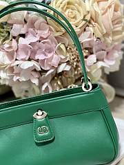 Dior Small Key Bag Green Box Calfskin size 22 x 12.5 x 12 cm - 6