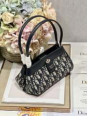Dior Small Key Bag Blue Dior Oblique Jacquard 22 x 12.5 x 12 cm - 6