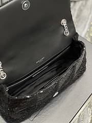  YSL Medium Jamie Sequin Shoulder Bag Black size 25x15x7.5 cm - 2