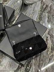  YSL Medium Jamie Sequin Shoulder Bag Black size 25x15x7.5 cm - 5