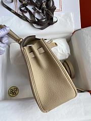 Hermes Kelly Gris Tourterelle Togo Leather Gold Hardware 25cm - 3