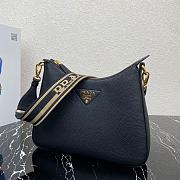 Prada Black Leather Bag 1BC178 size 32 x 25.5 x 7.5 cm - 2