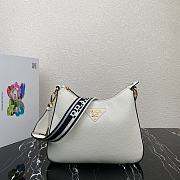 Prada White Leather Bag 1BC178 size 32 x 25.5 x 7.5 cm - 1