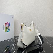 Prada White Leather Bag 1BC178 size 32 x 25.5 x 7.5 cm - 4