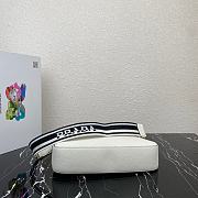 Prada White Leather Bag 1BC178 size 32 x 25.5 x 7.5 cm - 2