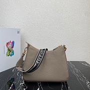Prada Clay Gray Leather Bag 1BC178 size 32 x 25.5 x 7.5 cm - 2