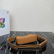 Prada Brown Leather Shoulder Bag size 24 x 18 x 6 cm - 2