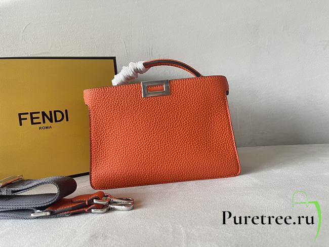 Fendi Peekaboo ISeeU XCross Orange size 23 x 14.5 x 6 cm - 1