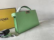 Fendi Peekaboo ISeeU XCross Green size 23 x 14.5 x 6 cm - 4