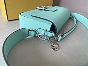 Fendi Medium Baguette in Tiffany Blue Leather with Sterling Silver - 6