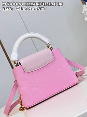 LV Capucines Mini Rose Pink/Cream White size 21x14x8 cm - 3