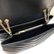 YSL Loulou Large Chain Bag Black Gold Hardware 38 x 27 x 14 cm - 3