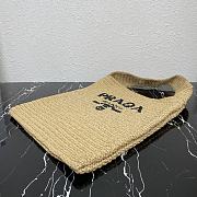 PRADA Crochet tote bag Natural 45 x 40 cm - 5